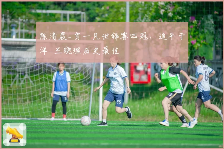 陈清晨_贾一凡世锦赛四冠，追平于洋_王晓理历史最佳